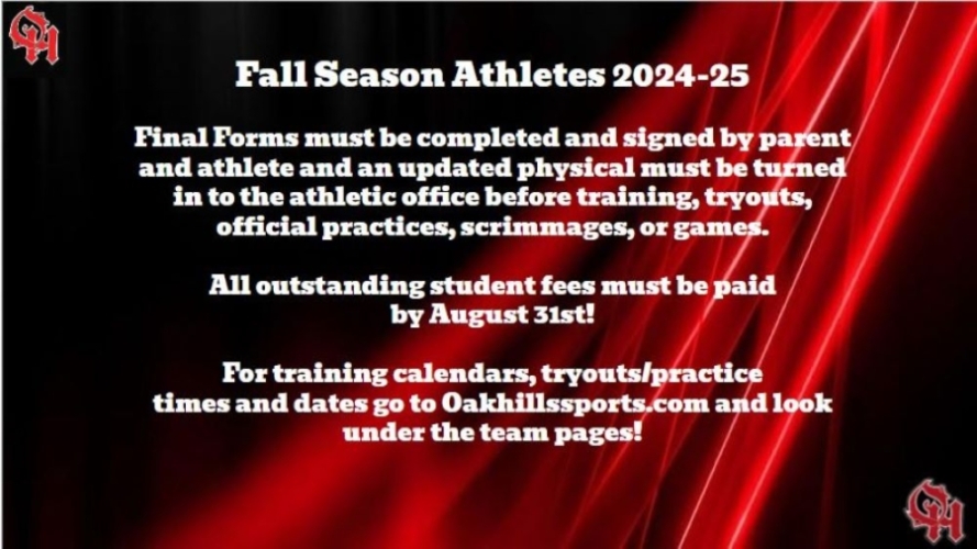 2024 Fall Final Forms